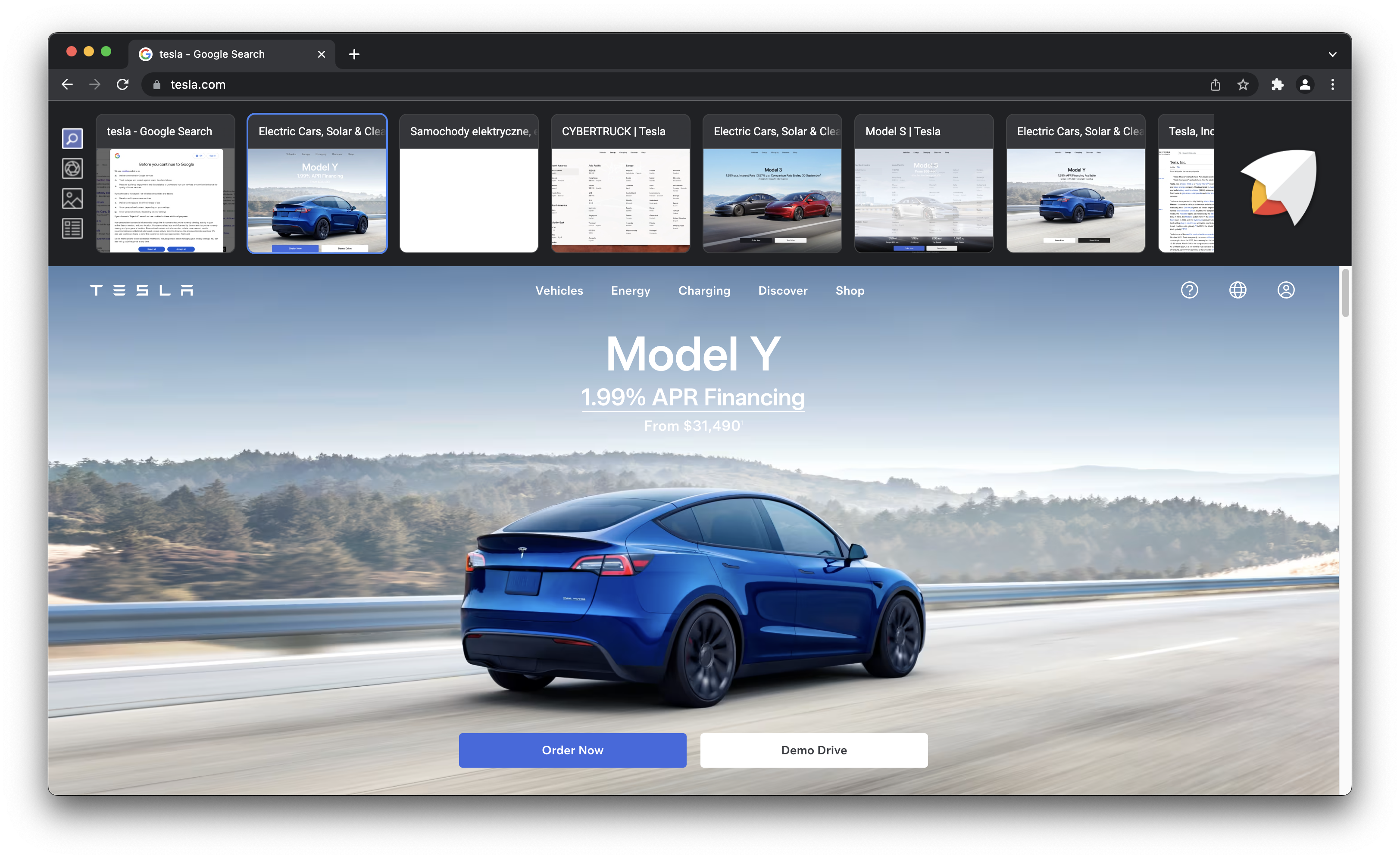 Search-First Browser - First Version